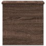 Engineered wood storage box, brown oak, 30x35x35 cm by , Storage trunks - Ref: Foro24-840673, Price: 42,99 €, Discount: %