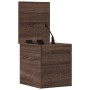 Engineered wood storage box, brown oak, 30x35x35 cm by , Storage trunks - Ref: Foro24-840673, Price: 42,99 €, Discount: %