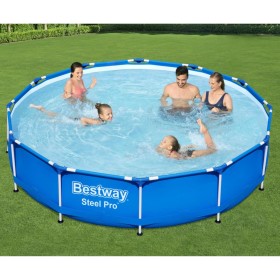 Bestway Pool with Steel Pro structure 366x76 cm by Bestway, Swimming pools - Ref: Foro24-92914, Price: 181,17 €, Discount: %