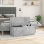 Wooden storage box in gray concrete engineering, 90x35x35 cm. by , Storage trunks - Ref: Foro24-840684, Price: 73,12 €, Disco...