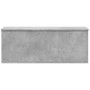 Wooden storage box in gray concrete engineering, 90x35x35 cm. by , Storage trunks - Ref: Foro24-840684, Price: 73,12 €, Disco...