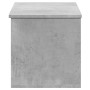 Wooden storage box in gray concrete engineering, 90x35x35 cm. by , Storage trunks - Ref: Foro24-840684, Price: 73,12 €, Disco...