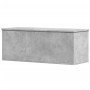 Caja de almacenaje madera ingeniería gris hormigón 90x35x35 cm de , Baúles de almacenamiento - Ref: Foro24-840684, Precio: 73...