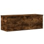 Smoked oak engineered wood storage box 102x35x35 cm by , Storage trunks - Ref: Foro24-840692, Price: 78,73 €, Discount: %