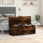 Smoked oak engineered wood storage box 102x35x35 cm by , Storage trunks - Ref: Foro24-840692, Price: 78,73 €, Discount: %