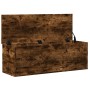 Smoked oak engineered wood storage box 102x35x35 cm by , Storage trunks - Ref: Foro24-840692, Price: 78,73 €, Discount: %