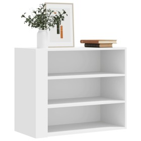 Engineered wood white wall cabinet 75x35x60 cm by , Shelves and shelves - Ref: Foro24-848416, Price: 63,85 €, Discount: %