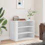 Engineered wood white wall cabinet 75x35x60 cm by , Shelves and shelves - Ref: Foro24-848416, Price: 72,99 €, Discount: %