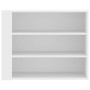 Engineered wood white wall cabinet 75x35x60 cm by , Shelves and shelves - Ref: Foro24-848416, Price: 72,99 €, Discount: %