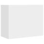 Engineered wood white wall cabinet 75x35x60 cm by , Shelves and shelves - Ref: Foro24-848416, Price: 72,99 €, Discount: %