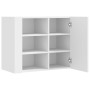 Engineered wood white wall cabinet 75x35x60 cm by , Shelves and shelves - Ref: Foro24-848423, Price: 78,43 €, Discount: %