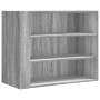 Engineered wood Sonoma gray wall cabinet 75x35x60 cm by , Shelves and shelves - Ref: Foro24-848421, Price: 63,85 €, Discount: %