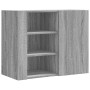 Armario de pared madera de ingeniería gris Sonoma 75x35x60 cm de , Estantes y estanterías - Ref: Foro24-848428, Precio: 78,43...