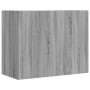 Armario de pared madera de ingeniería gris Sonoma 75x35x60 cm de , Estantes y estanterías - Ref: Foro24-848428, Precio: 78,43...