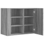 Armario de pared madera de ingeniería gris Sonoma 75x35x60 cm de , Estantes y estanterías - Ref: Foro24-848428, Precio: 78,43...