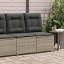 Reclining garden armchair with gray synthetic rattan cushions by , Outdoor sofas - Ref: Foro24-368975, Price: 109,99 €, Disco...