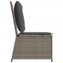 Reclining garden armchair with gray synthetic rattan cushions by , Outdoor sofas - Ref: Foro24-368975, Price: 109,99 €, Disco...