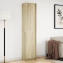 Sideboard with LED lighting, engineered oak wood in Sonoma oak finish, 41.5x32.5x200cm. by , Sideboards - Ref: Foro24-3307900...