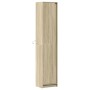 Aparador con LED madera ingeniería roble Sonoma 41,5x32,5x200cm de , Aparadores - Ref: Foro24-3307900, Precio: 151,43 €, Desc...