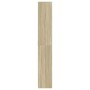 Aparador con LED madera ingeniería roble Sonoma 41,5x32,5x200cm de , Aparadores - Ref: Foro24-3307900, Precio: 151,43 €, Desc...