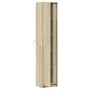 Aparador con LED madera ingeniería roble Sonoma 41,5x32,5x200cm de , Aparadores - Ref: Foro24-3307900, Precio: 151,43 €, Desc...