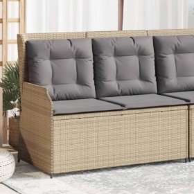 Garden reclining armchair with beige synthetic rattan cushions by , garden benches - Ref: Foro24-368949, Price: 206,99 €, Dis...