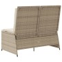 Garten-Liegesessel mit beigen Kissen aus synthetischem Rattan. von , Gartenbänke - Ref: Foro24-368968, Preis: 182,48 €, Rabat...