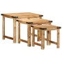 Stackable tables, set of 3, made of solid rough mango wood. by , Side tables - Ref: Foro24-376040, Price: 112,99 €, Discount: %