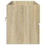 Mueble de lavabo de baño madera roble Sonoma 100x38,5x45 cm de , Muebles de baño - Ref: Foro24-849639, Precio: 64,99 €, Descu...