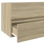 Bathroom sink cabinet in Sonoma oak wood, 100x38.5x45 cm by , Bathroom furniture - Ref: Foro24-849639, Price: 71,27 €, Discou...