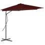 Garden umbrella with burgundy red steel pole 300x230cm by vidaXL, Umbrellas - Ref: Foro24-312518, Price: 102,68 €, Discount: %