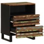 Solid acacia wood bedside table 50x34x62 cm by , Nightstands - Ref: Foro24-377490, Price: 105,54 €, Discount: %