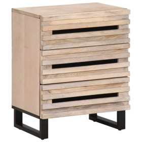 Solid mango wood bedside table 50x34x62 cm by , Nightstands - Ref: Foro24-377484, Price: 118,34 €, Discount: %