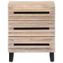 Solid mango wood bedside table 50x34x62 cm by , Nightstands - Ref: Foro24-377484, Price: 118,34 €, Discount: %