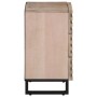 Solid mango wood bedside table 50x34x62 cm by , Nightstands - Ref: Foro24-377484, Price: 118,34 €, Discount: %