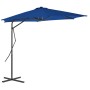 Garden umbrella with blue steel pole 300x230cm by vidaXL, Umbrellas - Ref: Foro24-312521, Price: 76,77 €, Discount: %