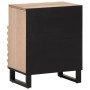 Solid rough mango wood bedside table 50x34x62 cm by , Nightstands - Ref: Foro24-377486, Price: 119,99 €, Discount: %