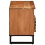 Solid acacia wood TV stand 100x34x46 cm by , CD and DVD storage - Ref: Foro24-377515, Price: 118,97 €, Discount: %