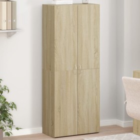 Engineered wood filing cabinet in Sonoma oak, 60x32x153 cm. by , Filing cabinets - Ref: Foro24-3276646, Price: 118,99 €, Disc...