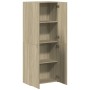 Engineered wood filing cabinet in Sonoma oak, 60x32x153 cm. by , Filing cabinets - Ref: Foro24-3276646, Price: 128,28 €, Disc...