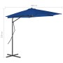 Garden umbrella with blue steel pole 300x230cm by vidaXL, Umbrellas - Ref: Foro24-312521, Price: 76,77 €, Discount: %