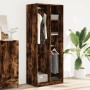 Engineered wood wardrobe in smoked oak color, 80x50x200 cm by , Wardrobes - Ref: Foro24-3307760, Price: 177,63 €, Discount: %