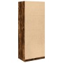 Engineered wood wardrobe in smoked oak color, 80x50x200 cm by , Wardrobes - Ref: Foro24-3307760, Price: 177,63 €, Discount: %