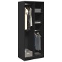 Armario de madera de ingeniería negro 80x50x200 cm de , Armarios roperos - Ref: Foro24-3307757, Precio: 185,96 €, Descuento: %