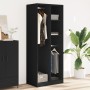 Armario de madera de ingeniería negro 80x50x200 cm de , Armarios roperos - Ref: Foro24-3307757, Precio: 185,96 €, Descuento: %