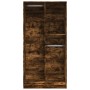 Schrank aus geräucherter Eichenholz-Sperrholzplatte, 100x50x200 cm. von , Kleiderschränke - Ref: Foro24-3307769, Preis: 196,8...