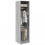 Engineered wood wardrobe in Sonoma grey, 50x50x200 cm by , Wardrobes - Ref: Foro24-3307788, Price: 137,42 €, Discount: %