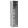 Engineered wood wardrobe in Sonoma grey, 50x50x200 cm by , Wardrobes - Ref: Foro24-3307788, Price: 137,42 €, Discount: %