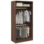 Plywood wardrobe in brown oak color, 100x50x200 cm by , Wardrobes - Ref: Foro24-3307807, Price: 179,88 €, Discount: %