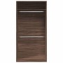 Armario madera contrachapada color roble marrón 100x50x200 cm de , Armarios roperos - Ref: Foro24-3307807, Precio: 179,88 €, ...